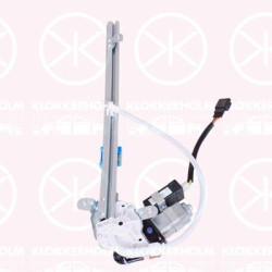 Window Regulator, with electric motor, Electric, Left Rear, 82 00 008 329 (RENAULT), 82 00 305 720 (RENAULT)