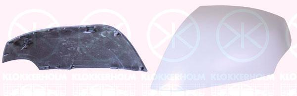 Housing, exterior mirror, w/primer, Left, 96 31 300 01R (RENAULT), 96 37 300 77R (RENAULT)