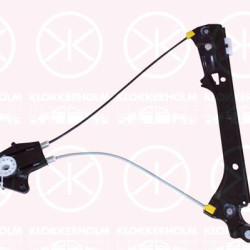 Window Regulator, OE-type, without electric motor, Electric, Right Rear, 82 70 000 01R (RENAULT)