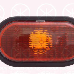 Direction Indicator, lateral installation, yellow, Housing Colour: black, without bulb holder, 09161036 (OPEL), 26160-00QAA (NISSAN), 4500736 (OPEL), 7700806228 (RENAULT), 7700811971 (RENAULT), 7700814395 (RENAULT), 77008-22136 (NISSAN), 7701047516 (RENAULT)