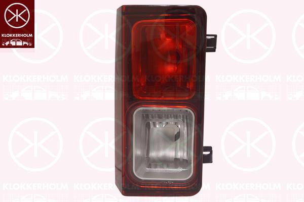 Reverse Light, Left, with rear fog light, without bulb holder, 26 55 914 52R (RENAULT), 26 55 915 82R (RENAULT), 26 55 982 48R (RENAULT), 265591452R (RENAULT), 4422486 (OPEL), 93457899 (OPEL), 93867975 (OPEL)