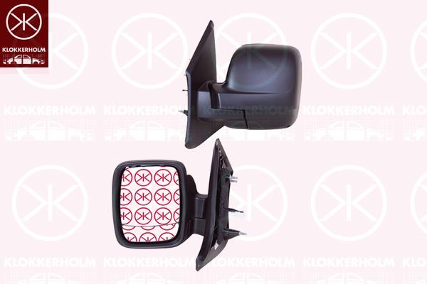 Exterior Mirror, Left, Convex, 44 22 986 (OPEL), 93451848 (OPEL), 95517317 (OPEL), 95517328 (OPEL), 963027954R (OPEL), 963660940R (RENAULT)