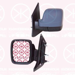 Exterior Mirror, Left, w/primer, Convex, 95517317 (OPEL), 44 22 987 (OPEL), 93451849 (OPEL), 963027954R (RENAULT)