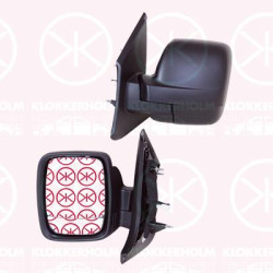 Exterior Mirror, Left, for electric mirror adjustment, Number of pins: 5, Heatable, Convex, 93451848 (OPEL), 44 22 987 (OPEL), 95517318 (OPEL), 95517329 (OPEL), 95528888 (OPEL), 963025418R (RENAULT), 963027319R (RENAULT), 963027750R (RENAULT), 963666705R (RENAULT)