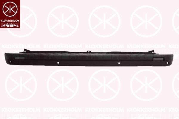 Bumper, Rear, with hole(s) for parking distance control, 4423334 (OPEL), 6000620030 (FIAT), 85 02 252 65R (RENAULT), 8502000Q1G (NISSAN), 93867934 (OPEL)