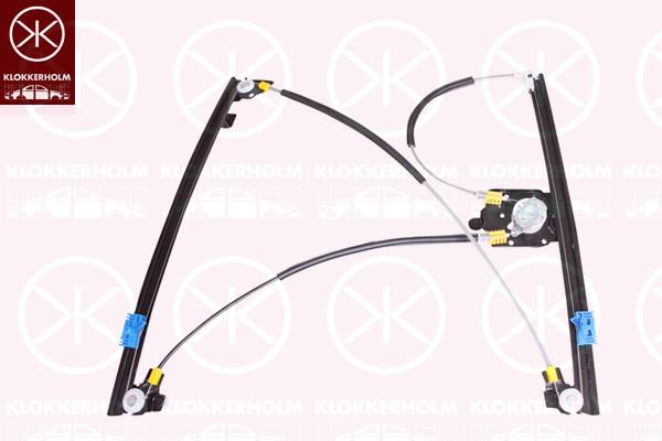 Window Regulator, OE-type, without electric motor, Electric, Left Front, 82 00 017 893 (RENAULT), 82 00 017 903 (RENAULT), 8200424423 (RENAULT)