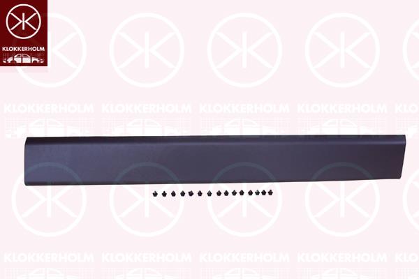 Trim/Protection Strip, quarter panel, Right, Axle Distance [mm]: 5548, Axle Distance [mm]: 6198, Centre Section, black, 828200148R (RENAULT), 8287600Q0B (NISSAN), 93197640 (OPEL)