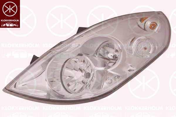 Headlight, H7/H1, without motor for headlamp levelling, Left, 26 06 082 10R (RENAULT), 26060 8210R (NISSAN), 260602078R (RENAULT), 44 19 525 (OPEL), 93197623 (OPEL), 95523989 (OPEL), 95528874 (OPEL)