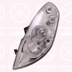 Headlight, Left, H7/H7/H1, with dynamic bending light, without motor for headlamp levelling, 260604478R (RENAULT), 260606702R (RENAULT), 260608716R (RENAULT), 4419530 (OPEL), 93197627 (OPEL), 95523995 (OPEL), 95528993 (OPEL)