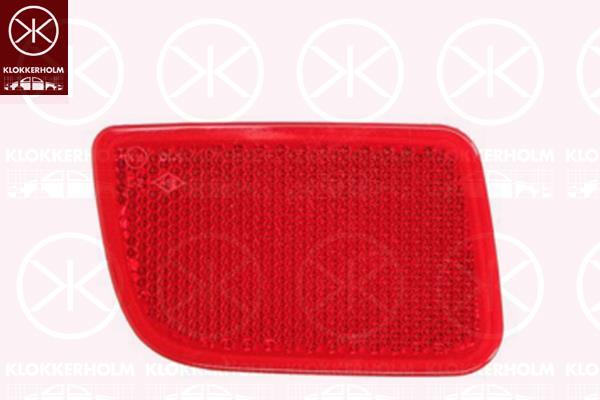 Reflector, Left Rear, red, 265653569R (RENAULT), 4419393 (OPEL), 8200152642 (RENAULT), 93197476 (OPEL), 95528461 (OPEL)