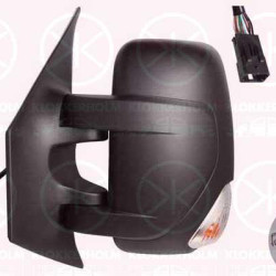 Exterior Mirror, Left, for vehicles with lane keeping assist, Short mirror arm, Number of pins: 9, with indicator, W16W, Heatable, Convex, 261652475R (RENAULT), 95508975 (OPEL), 95528607 (OPEL), 95528611 (OPEL), 963020619R (RENAULT), 963665456R (RENAULT)