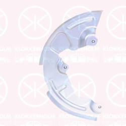 Splash Guard, brake disc, Front Axle Right, for brake disc diameter [mm]: 302, Zinc-coated, 411500007R (RENAULT), 411500007R (NISSAN), 4421887 (OPEL), 95508188 (OPEL)