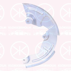 Splash Guard, brake disc, Front Axle Left, for brake disc diameter [mm]: 302, Zinc-coated, 411610004R (RENAULT), 411610004R (NISSAN), 4421886 (OPEL), 95508189 (OPEL)