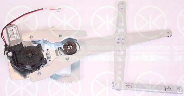 Window Regulator, 2/4-drs, with electric motor, Electric, Right Front, CUH101900 (ROVER)