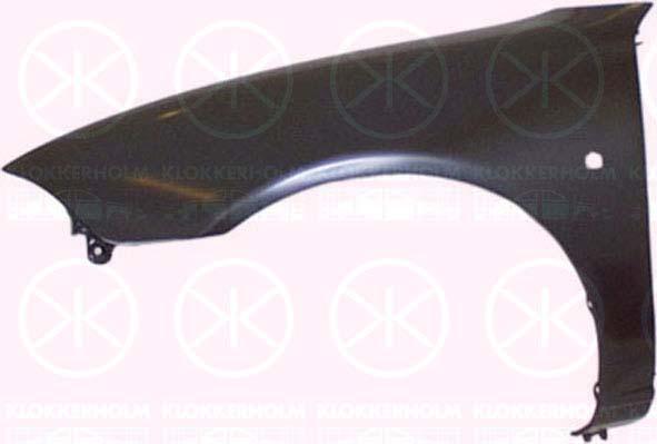 Wing, Right Front, with hole for direction indicator, ASB45002 (ROVER)