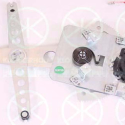 Window Regulator, with electric motor, Electric, Right Front, Number of pins: 2, 72210ST3G11 (HONDA), CUH102060 (ROVER)