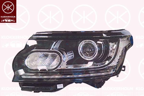 Headlight, Left, Bi-Xenon, for vehicles with adaptive front lighting, with dynamic bending light, Valeo, CK5213W030EB (LANDROVE), LR040678 (LANDROVE), LR046927 (LANDROVE), LR067213 (LANDROVE), LR094221 (LANDROVE)