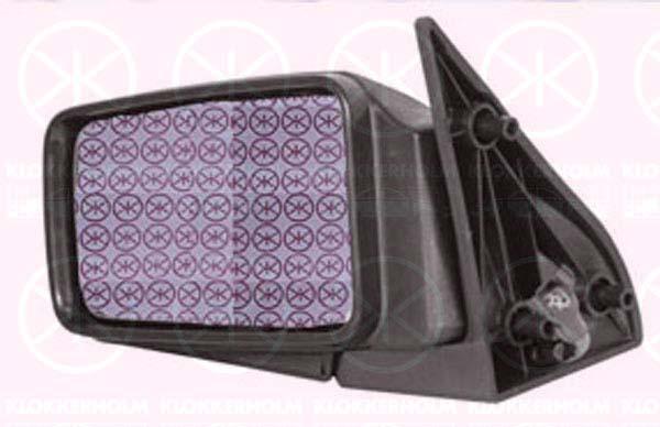 Exterior Mirror, for electric mirror adjustment, Convex, Heatable, Left, BTR4823 (ROVER)