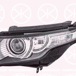 Headlight, Left, Bi-Xenon, with dynamic bending light, with daytime running light (LED), D3S (Gas Discharge Lamp), PSY24W, with motor for headlamp levelling, Varroc, BJ32-13W030-HE (FORD), LR024270 (LANDROVE), LR039591 (LANDROVE), LR048058 (LANDROVE), LR072970 (LANDROVE)