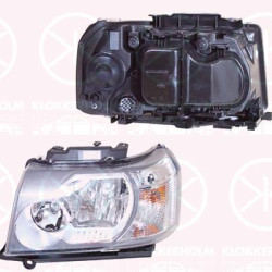 Headlight, Right, H7/H7, Indicator Colour: yellow, with motor for headlamp levelling, Visteon, LR001560 (LANDROVE), LR038201 (LANDROVE)