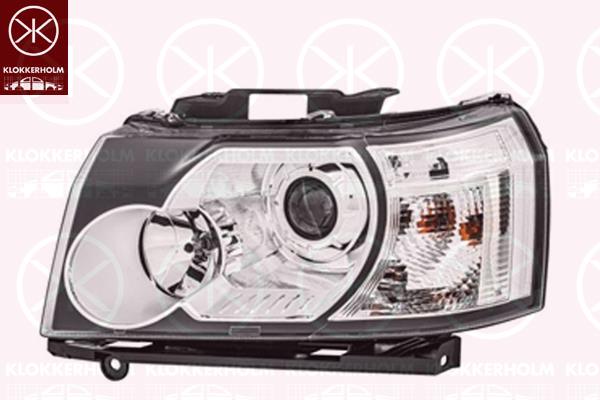 Headlight, Left, D3S/H7, PY21W, W5W, with control unit for xenon, Varroc, LR001577 (LANDROVE), LR008802 (LANDROVE), LR014423 (LANDROVE), LR021910 (LANDROVE), LR025243 (LANDROVE), LR035863 (LANDROVE), LR043972 (LANDROVE), LR057303 (LANDROVE)