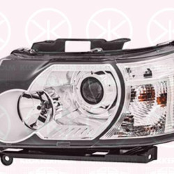 Headlight, Left, D3S/H7, PY21W, W5W, with control unit for xenon, Varroc, LR001577 (LANDROVE), LR008802 (LANDROVE), LR014423 (LANDROVE), LR021910 (LANDROVE), LR025243 (LANDROVE), LR035863 (LANDROVE), LR043972 (LANDROVE), LR057303 (LANDROVE)