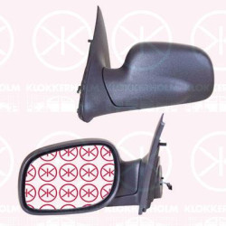 Exterior Mirror, Right, for electric mirror adjustment, Electronically foldable, Number of pins: 7, Heatable, Convex, CRB501071PMD (ROVER)