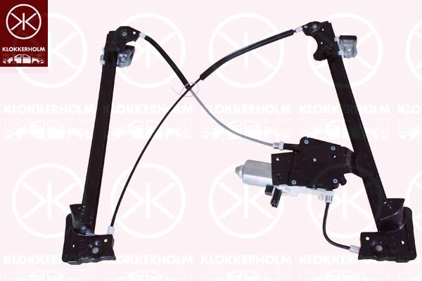 Window Regulator, 2/4-drs, OE-type, with electric motor, without comfort function, Electric, Right Front, Number of pins: 2, CUH000022 (ROVER), CUH000021 (ROVER)