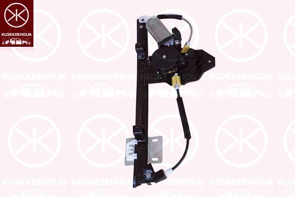 Window Regulator, OE-type, with electric motor, without comfort function, Electric, Left Rear, Number of pins: 2, CVH101212 (ROVER)