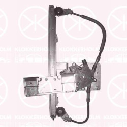 Window Regulator, with electric motor, without comfort function, Electric, Left Rear, Number of pins: 2, CVH101211 (ROVER)