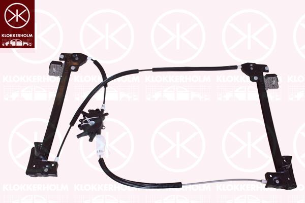 Window Regulator, SIEMENS MOTOR, Boot Lid, without electric motor, without comfort function, Electric, CVH101150 (ROVER)