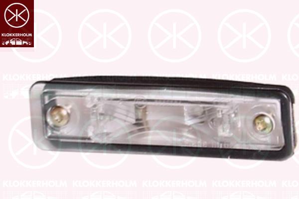 Licence Plate Light, with bulb holder, 08549537 (SAAB), 8549537 (SAAB)