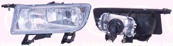 Front Fog Light, H1, with bulb holder, Left Front, 4560835 (SAAB), 53 33 794 (SAAB)