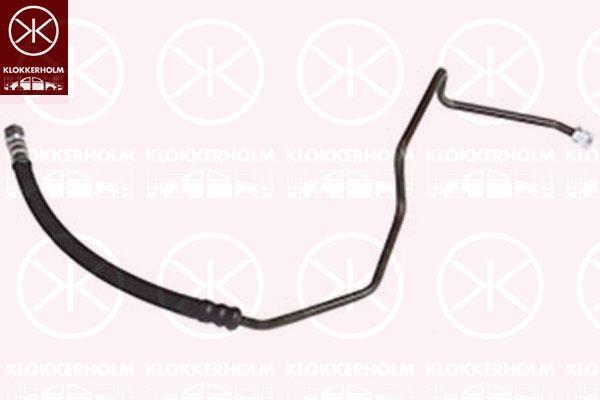 Hydraulic Hose, steering, from hydraulic pump to steering gear, only in connection with: 05330451, 05330451 (SAAB), 4482832 (SAAB), 5330451 (SAAB)