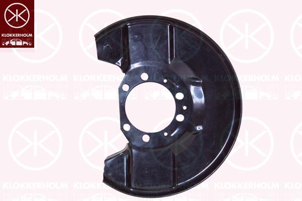 Splash Guard, brake disc, Front Axle, for brake disc diameter [mm]: 314, 12790369 (SAAB), 13203489 (OPEL), 13203490 (OPEL), 13276089 (SAAB), 13276089 (OPEL)