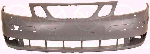 Bumper, w/primer, Front, with hole(s) for washer nozzle, 12 80 4116 (SAAB)