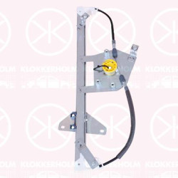 Window Regulator, 4-dr, Electric, Manufacturer Restriction: YS3FB45DX, Left Rear, with comfort function, without electric motor, 12 788 913 (SAAB), 12 79 3730 (SAAB)