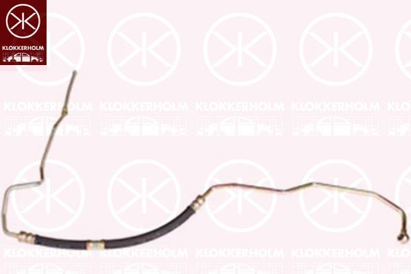 Hydraulic Hose, steering, from hydraulic pump to steering gear, with external thread, 05236039 (SAAB), 4839650 (SAAB), 5058219 (SAAB), 5062526 (SAAB), 5236039 (SAAB)