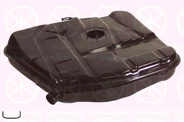 Fuel Tank, 50L, inj, with gaskets/seals, SE021104002D (SEAT)