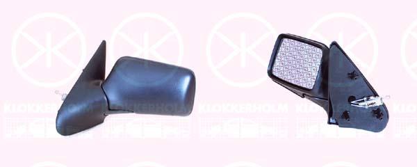 Exterior Mirror, Control: cable pull, Convex, Right, 6K1857508 (SEAT)