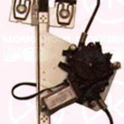 Window Regulator, with electric motor, Electric, Left Rear, 6K4839401F (SEAT)