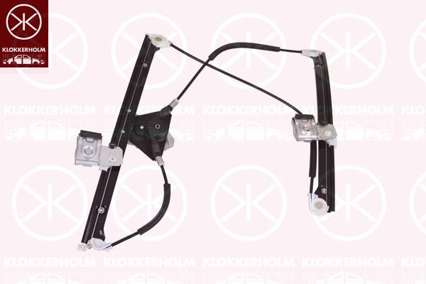 Window Regulator, OE-type, Manual, Left Front, 6K4837401F (VW), 6K4837401K (VW), 6K4 837 401M (VW), 6K4837401F (SEAT), 6K4837401K (SEAT), 6K4837401M (SEAT)