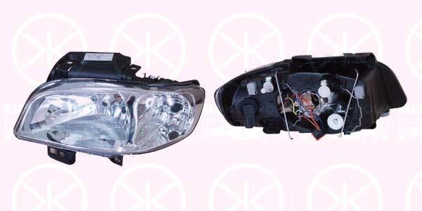 Headlight, H4, for vehicles with headlight levelling, T.Y.C, Right, Illuminance [lx]: 20, 6K1941044A (SEAT)