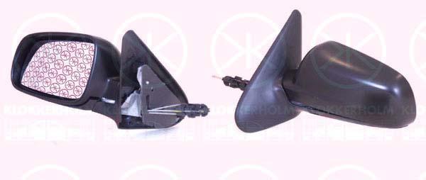 Exterior Mirror, Control: cable pull, Aspherical, Left, 1J1857521 (SEAT), 3B0857537B GRU (SEAT), 1M1857507H (SEAT)