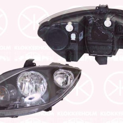 Headlight, H7/H1, with motor for headlamp levelling, Valeo, Left, Illuminance [lx]: 12.5, 5P1941033A (SEAT), 5P1941033B (SEAT)