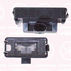 Licence Plate Light, with bulb holder, 5P0 943 021 (VW), 5P0943021 (SEAT)