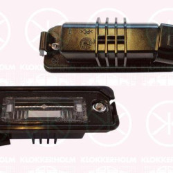 Licence Plate Light, with bulb holder, 3D0 943 021A (VW), 3D0943021A (SEAT)