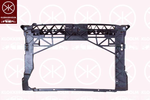 Radiator Support, for vehicles without air conditioning, Full Body Section, 5F0805588 (SEAT), 5F0805588D (SEAT), 5F0805588F (SEAT)