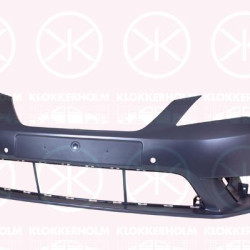 Bumper, w/primer, Front, with hole(s) for parking distance control, with hole(s) for fog lights, 5F0 807 217BTGRU (SEAT), 5F0807217BTGRU (SEAT)