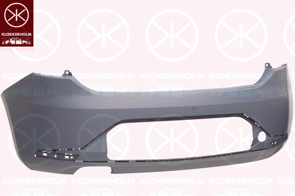 Bumper, w/primer, Rear, Trim Level: FR, 5F0807421BGRU (SEAT)